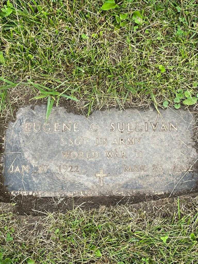 Eugene C. Sullivan's grave. Photo 3