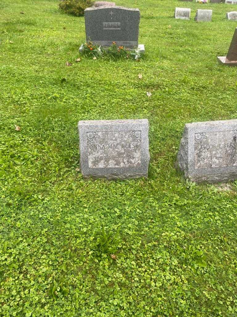 Anna Mae Reese's grave. Photo 2