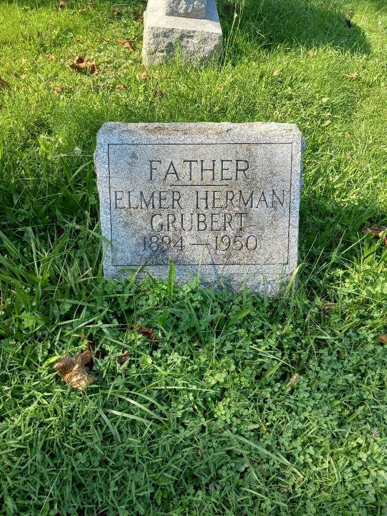 Elmer Herman Grubert's grave. Photo 2