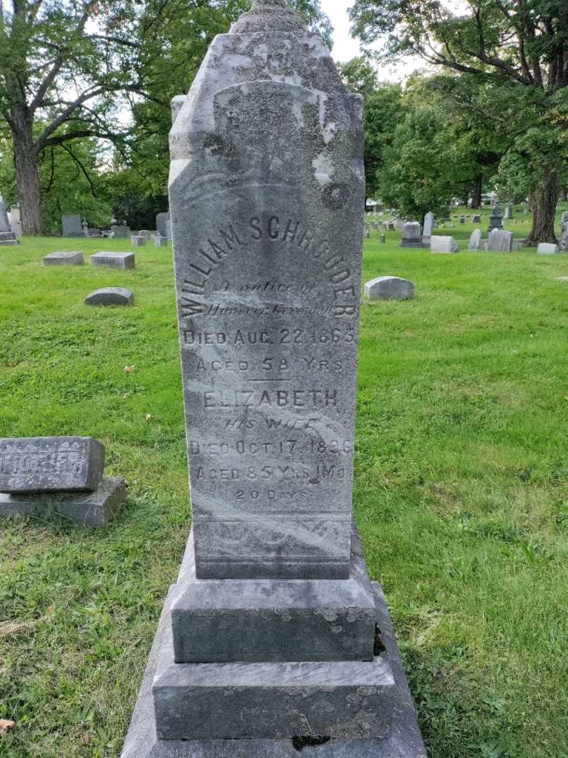 William Schrouder's grave. Photo 3