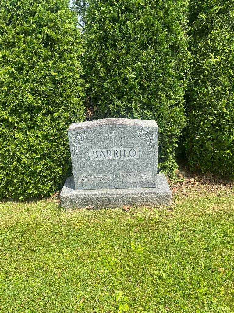 Frances M. Barrilo's grave. Photo 2