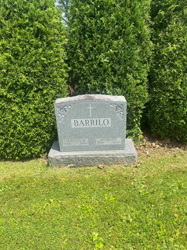 Anthony Barrilo's grave. Photo 2