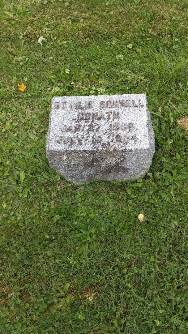 Ottilie Schnell Donath's grave. Photo 2