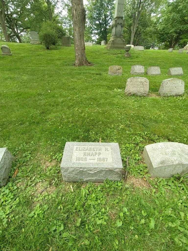 Elizabeth R. Knapp's grave. Photo 1