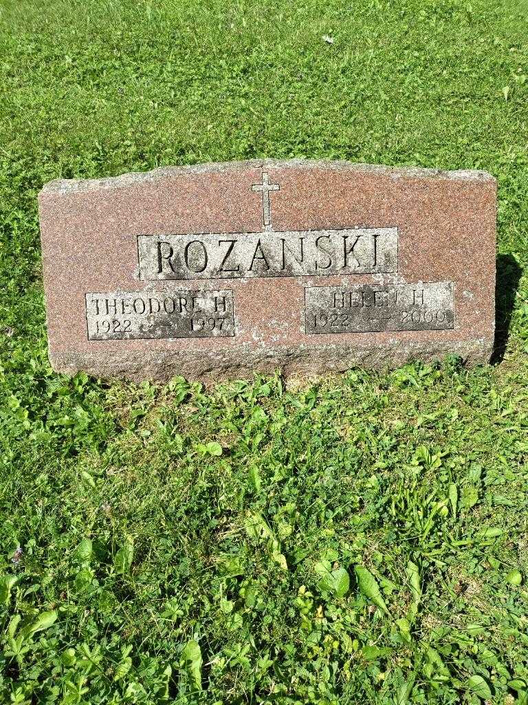 Theodore H. Rozanski's grave. Photo 2