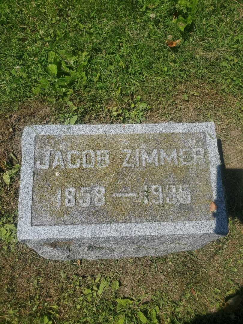 Jacob Zimmer's grave. Photo 3