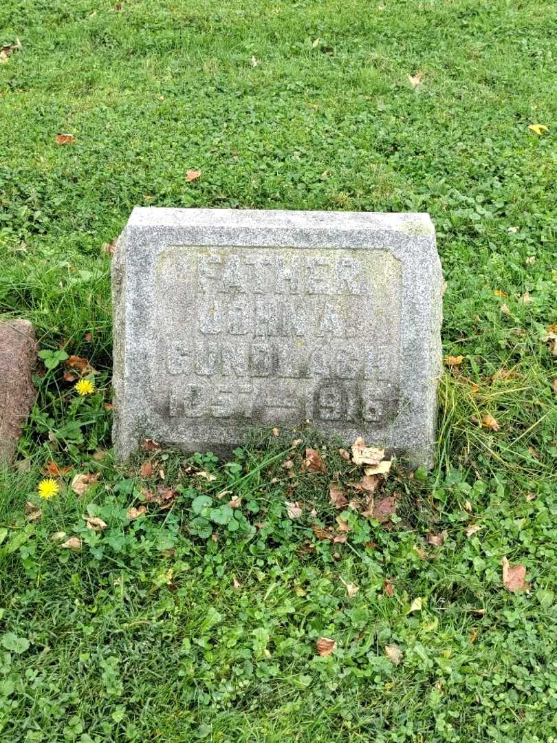 John Adam Gundlach's grave. Photo 2