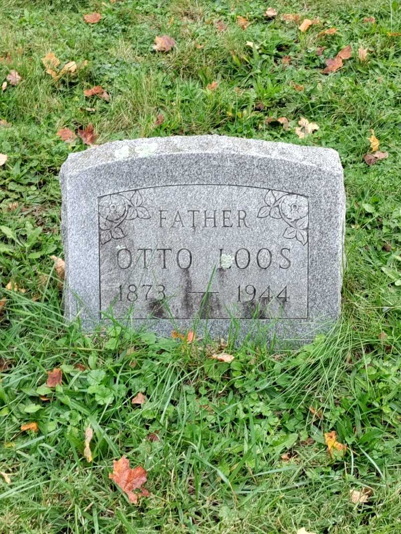 Otto Loos's grave. Photo 3