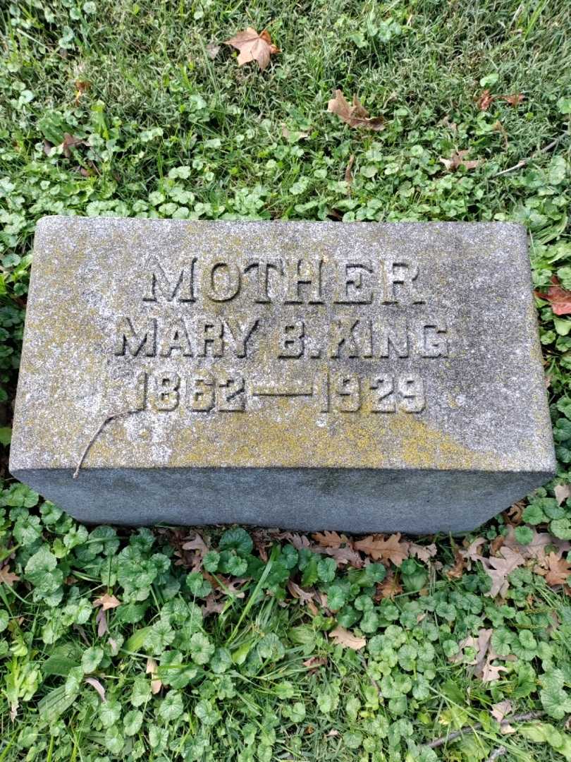 Mary B. King's grave. Photo 3