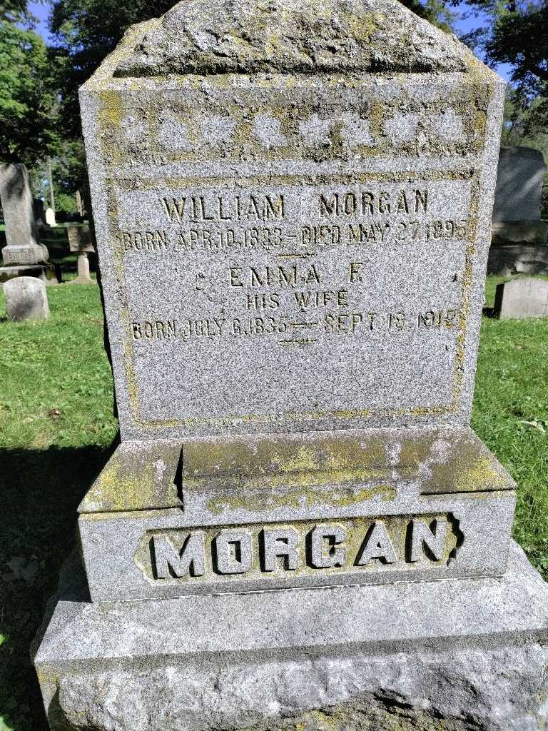 Emma F. Morgan's grave. Photo 3