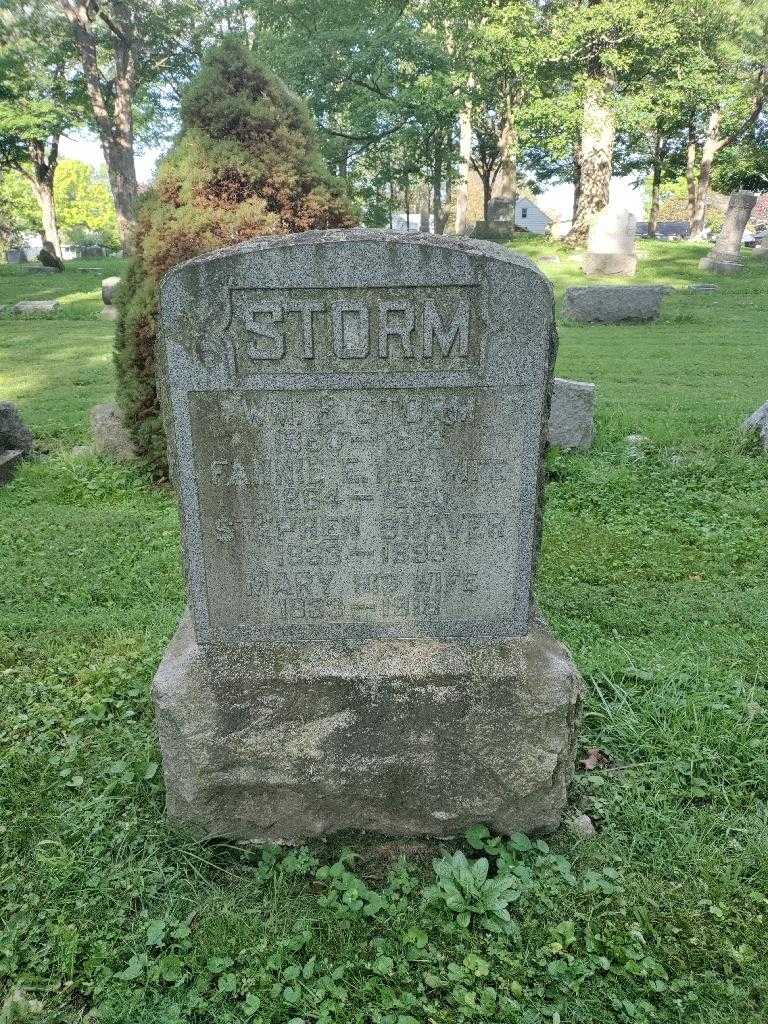 William H. Storm's grave. Photo 2