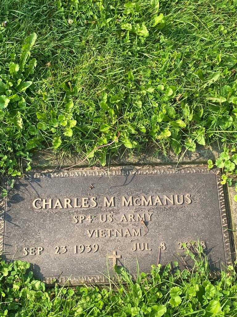 Charles M. McManus's grave. Photo 4