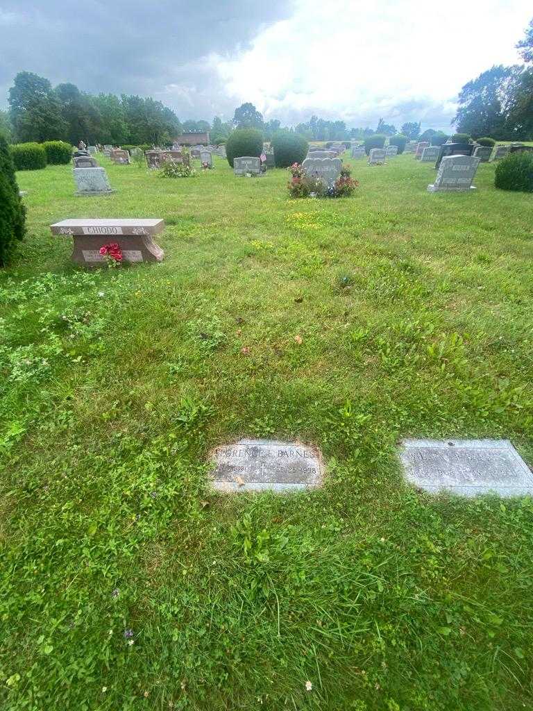 Florence E. Barnes's grave. Photo 1