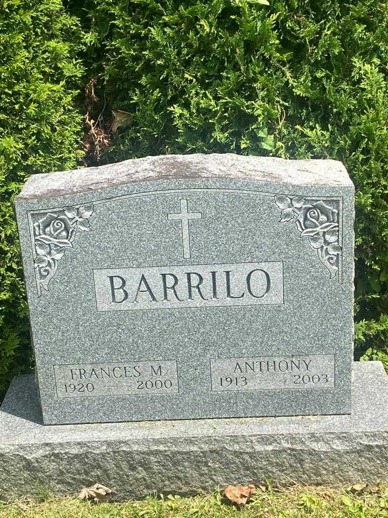 Anthony Barrilo's grave. Photo 3