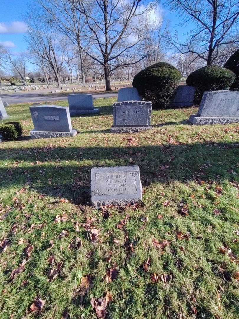 Robert B. Alderman's grave. Photo 2