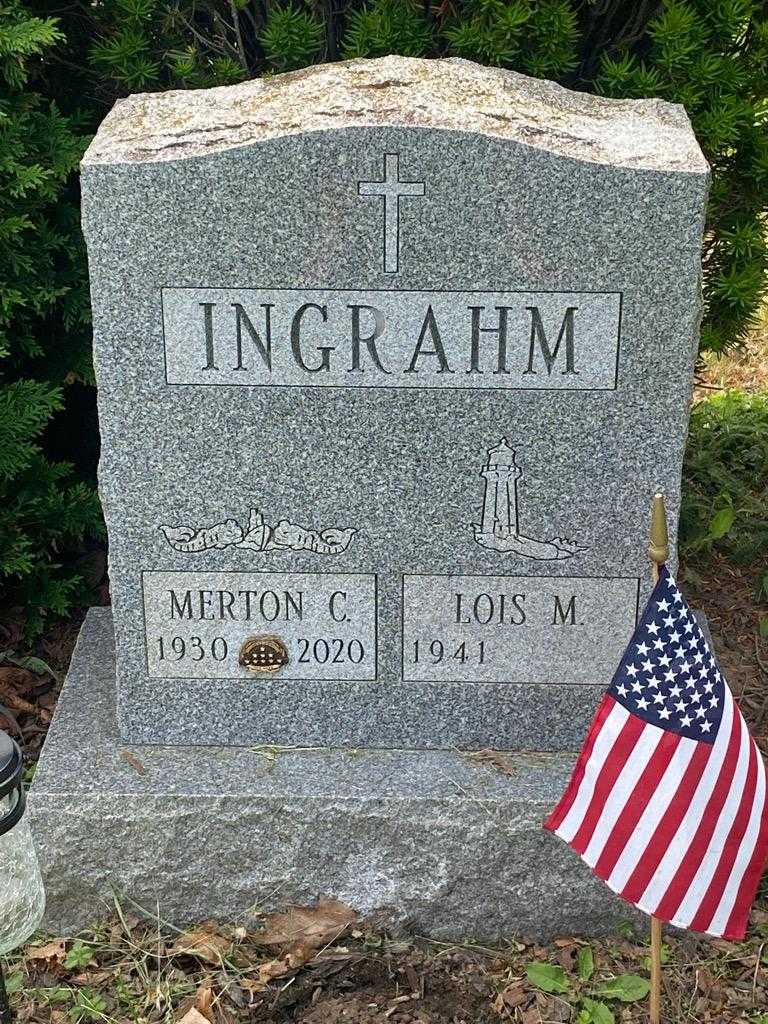 Merton C. Ingrahm's grave. Photo 3