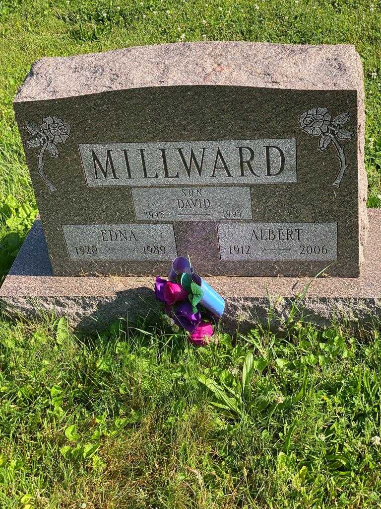 Edna Millward's grave. Photo 3