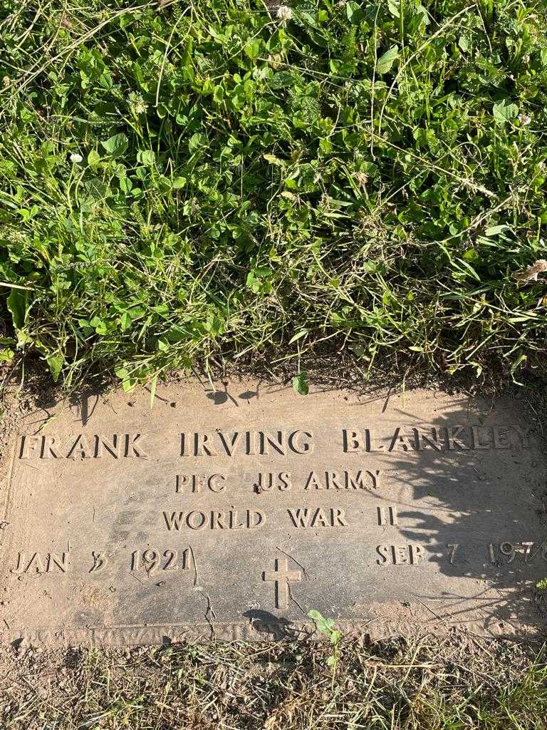 Frank Irving Blankley's grave. Photo 3