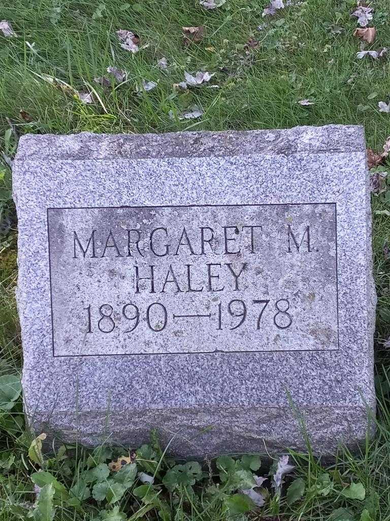 Margaret M. Haley's grave. Photo 3