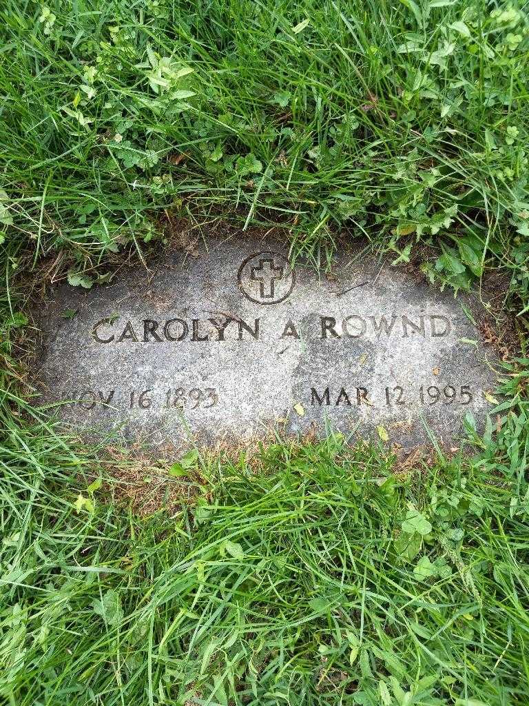 Carolyn A. Rownd's grave. Photo 1