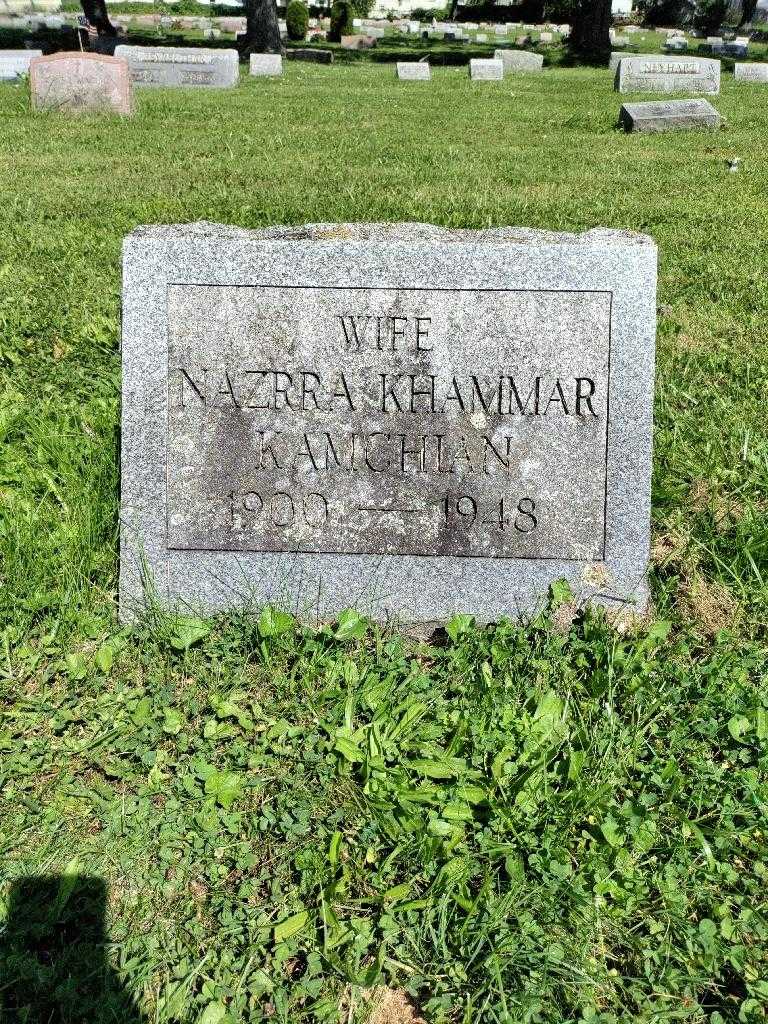 Nazzra Khammar Kamchian's grave. Photo 2
