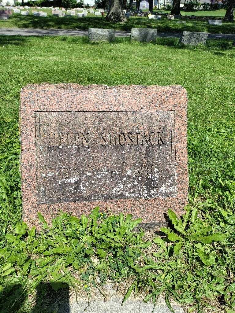 Helen Shostack's grave. Photo 3