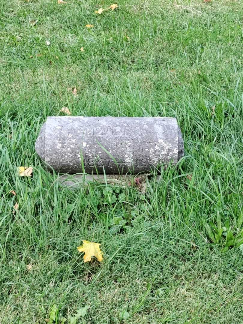 Elizabeth Kempter's grave. Photo 3