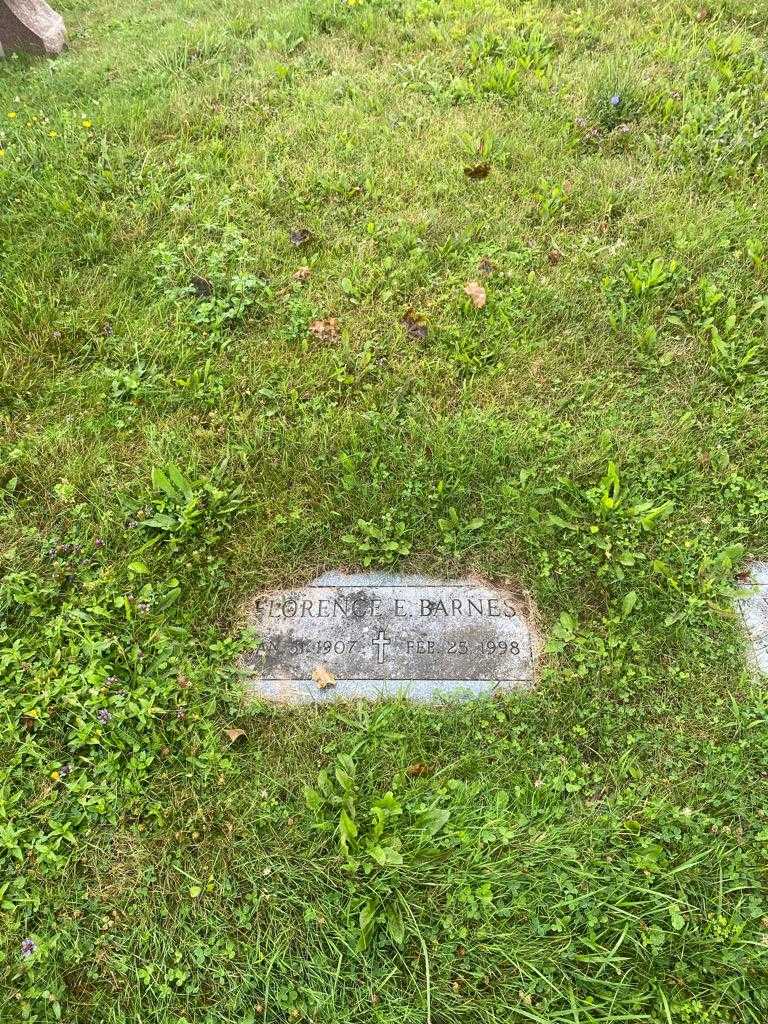Florence E. Barnes's grave. Photo 2