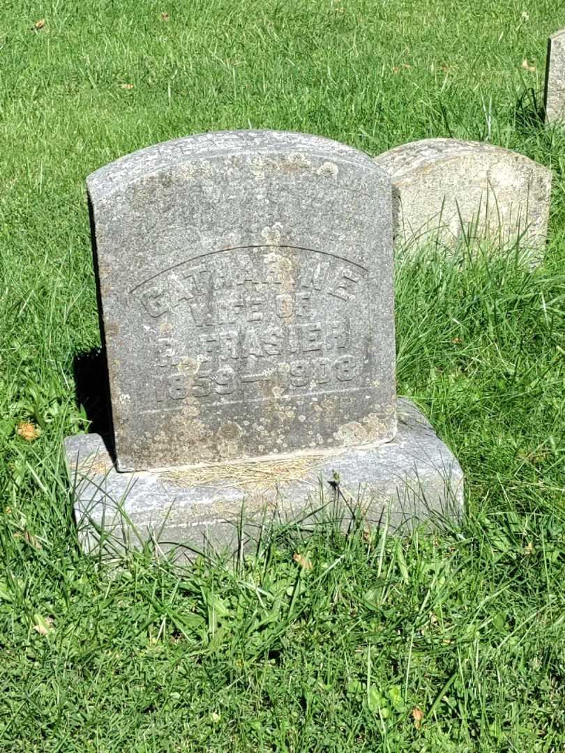 Catharine Frasier's grave. Photo 4