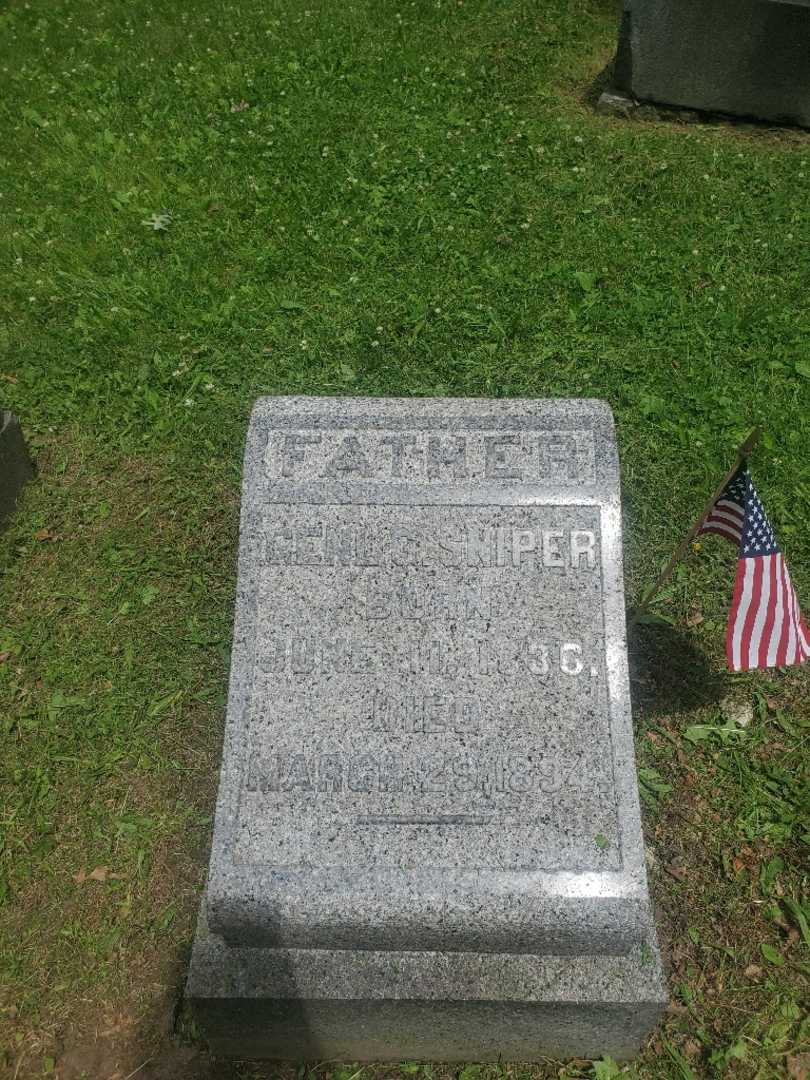 Gustavus Sniper's grave. Photo 2