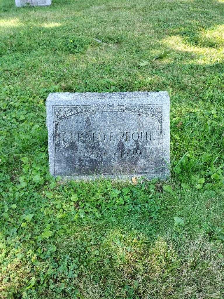 Gerald E. Pfohl's grave. Photo 2