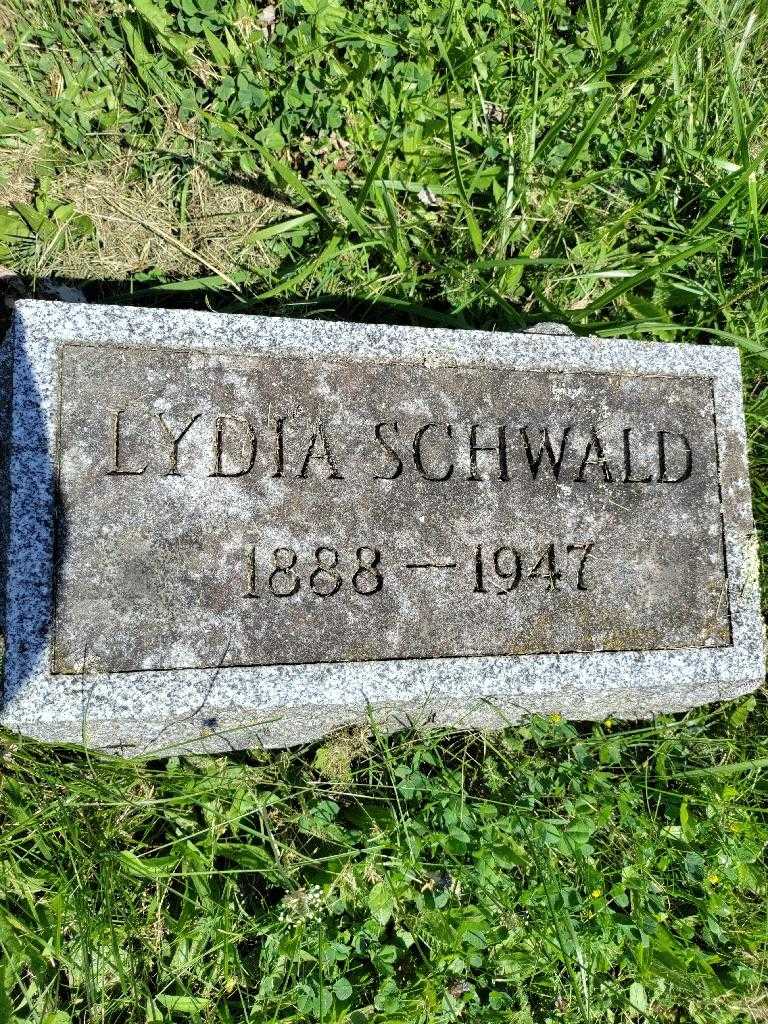 Lydia Schwald's grave. Photo 3