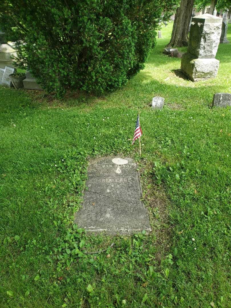 Herman Blinde's grave. Photo 3