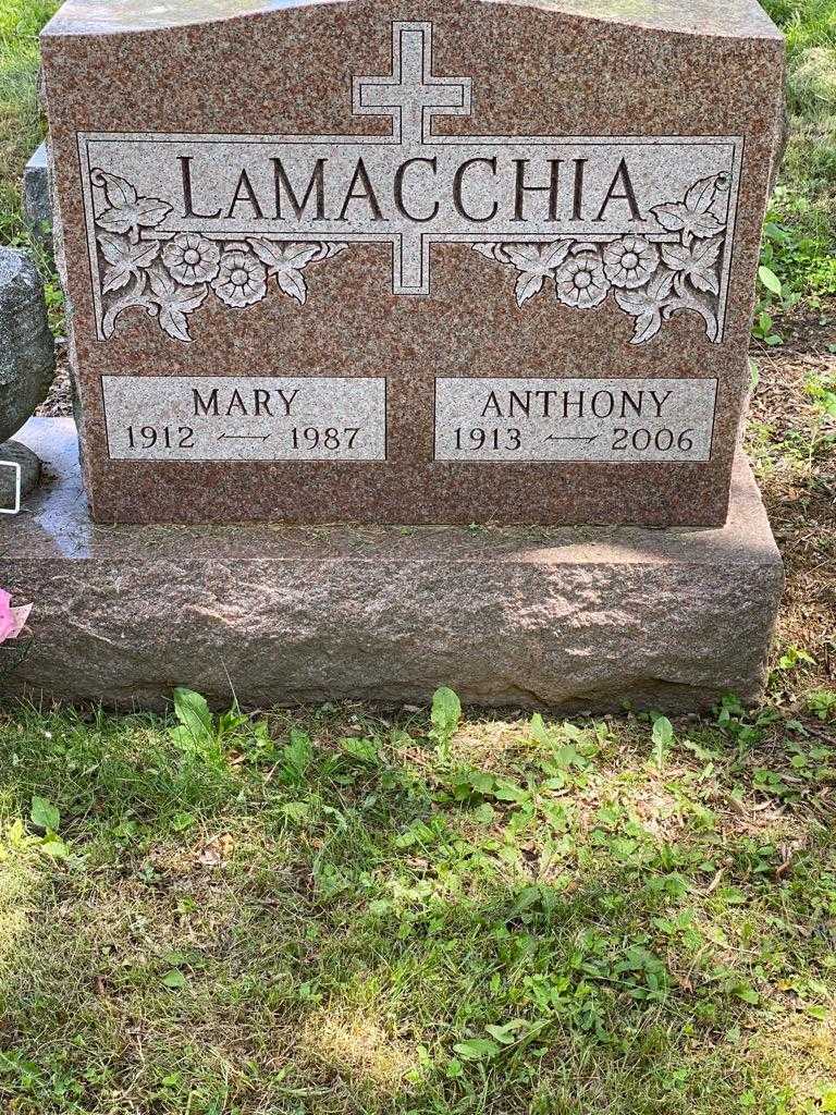 Mary Lamacchia's grave. Photo 3