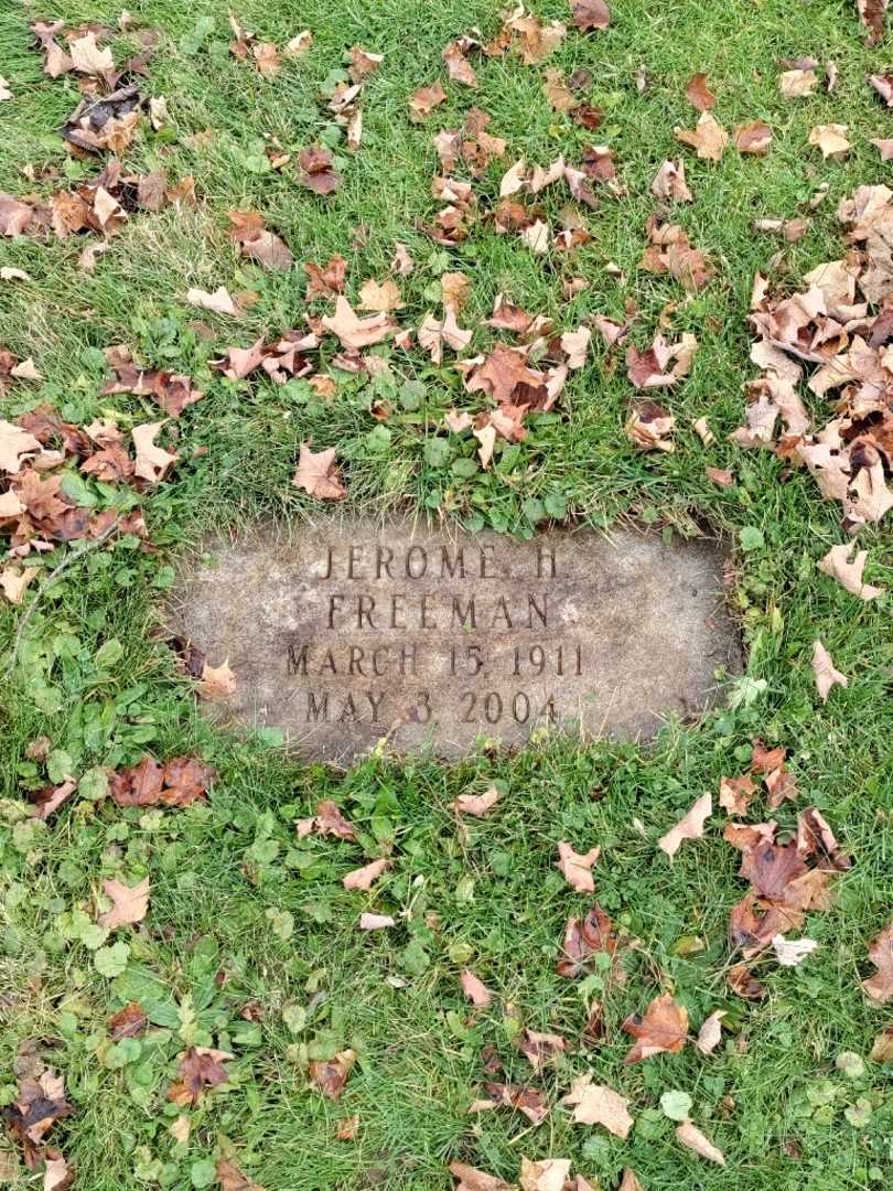 Jerome H. Freeman's grave. Photo 2