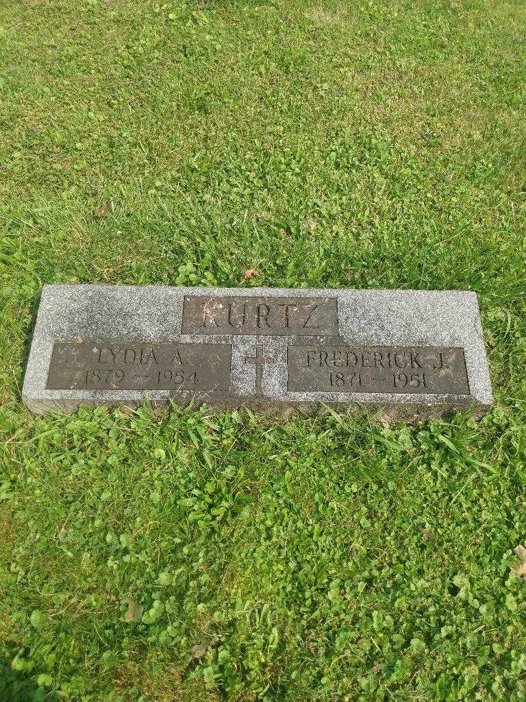 Frederick J. Kurtz's grave. Photo 2