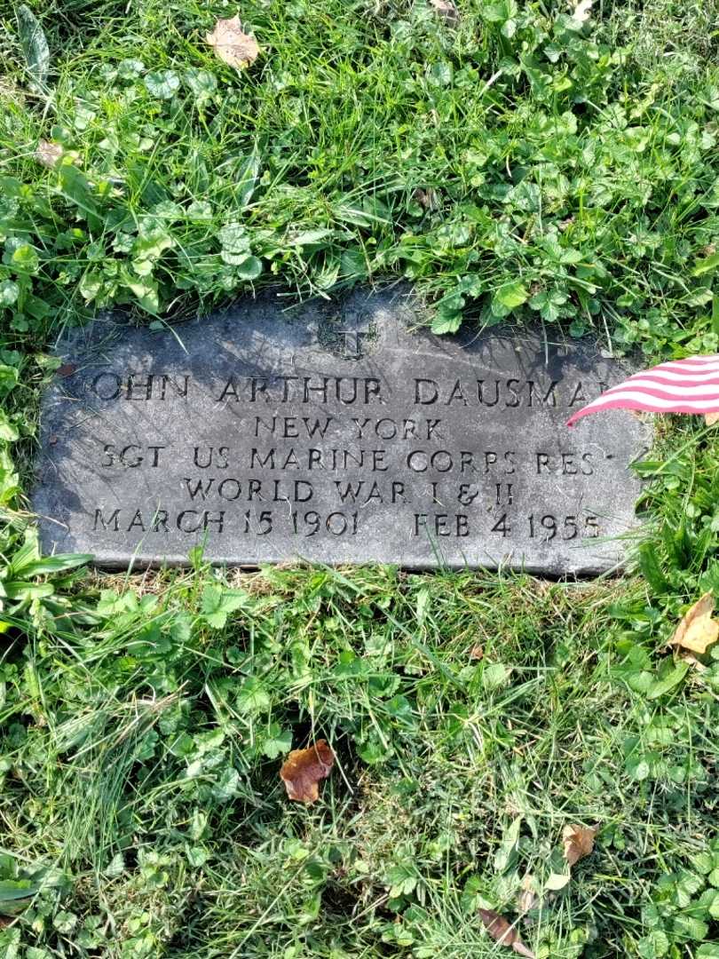 John Arthur Dausman Junior's grave. Photo 3
