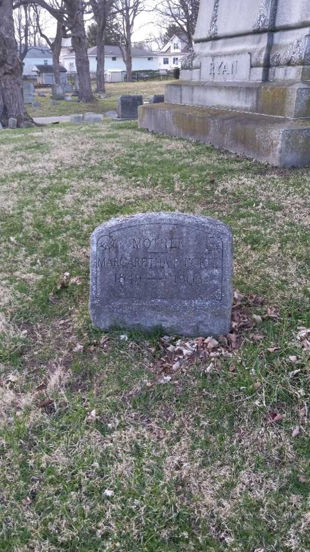Margaretha R. Eckel's grave. Photo 16