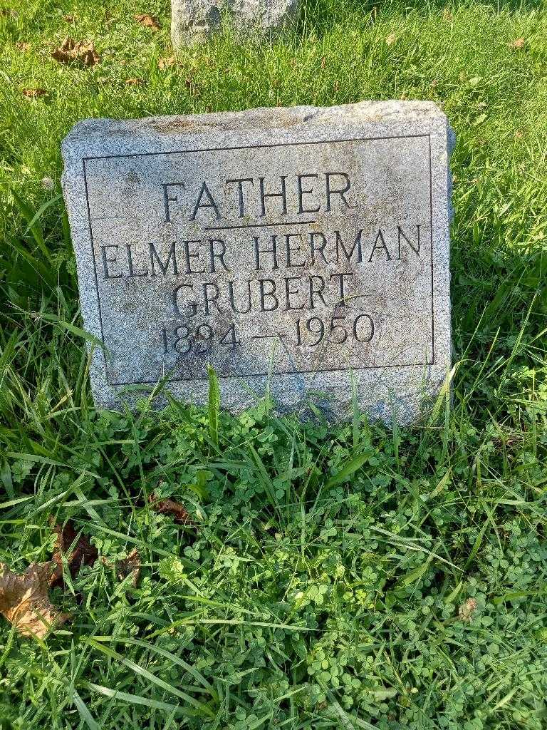 Elmer Herman Grubert's grave. Photo 3