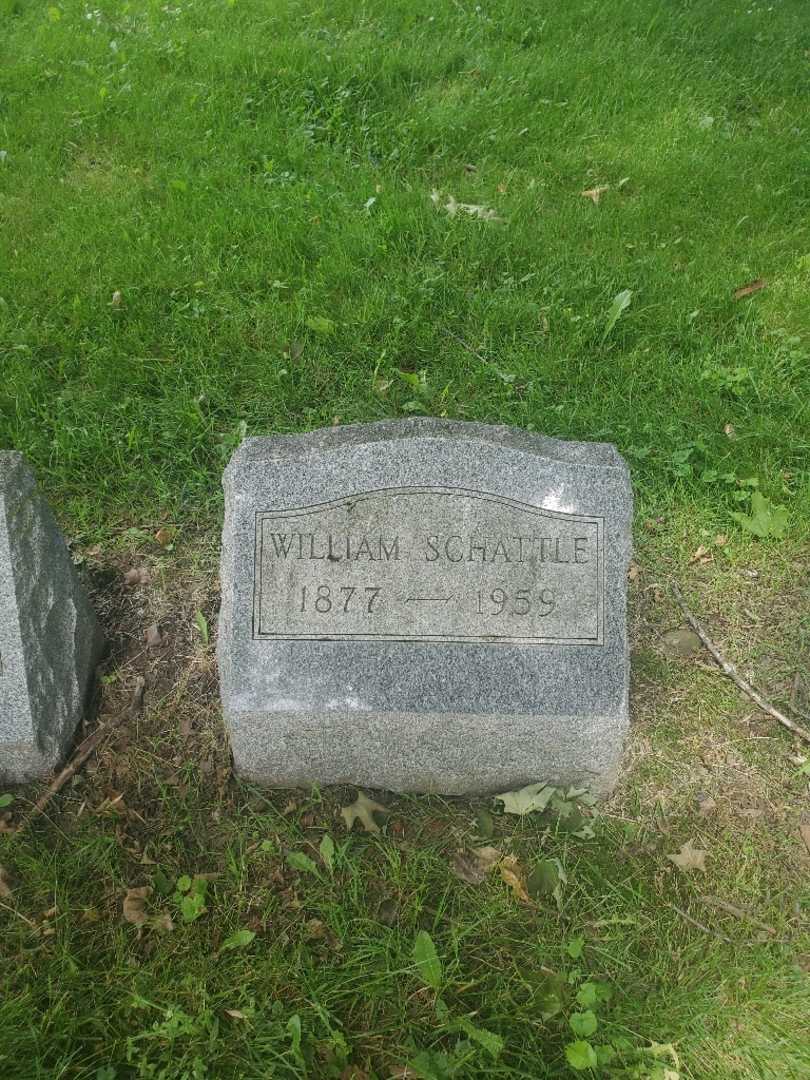 William J. Schattle's grave. Photo 3