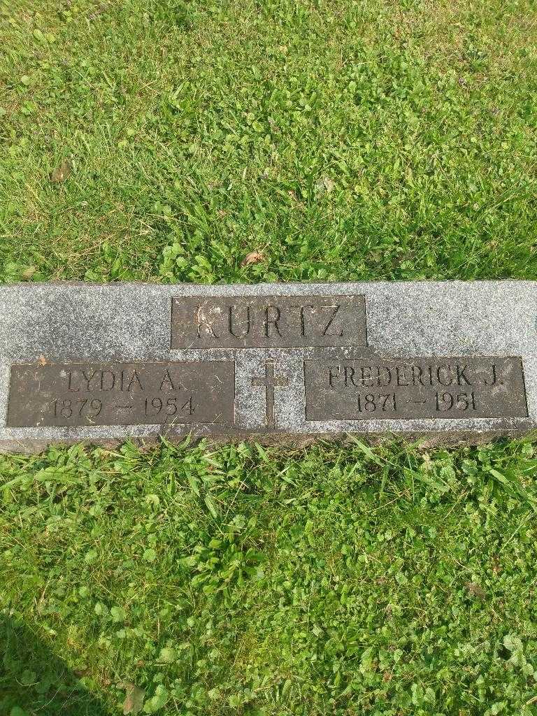 Frederick J. Kurtz's grave. Photo 3