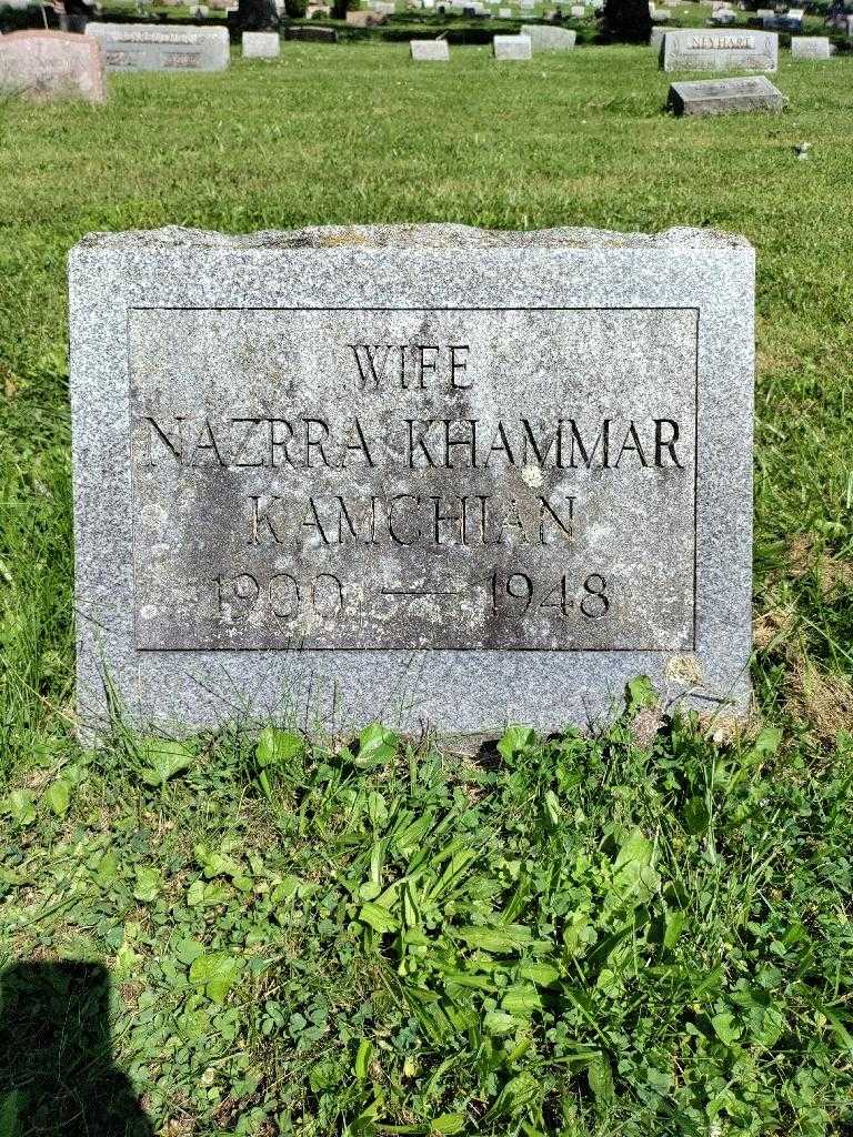 Nazzra Khammar Kamchian's grave. Photo 3