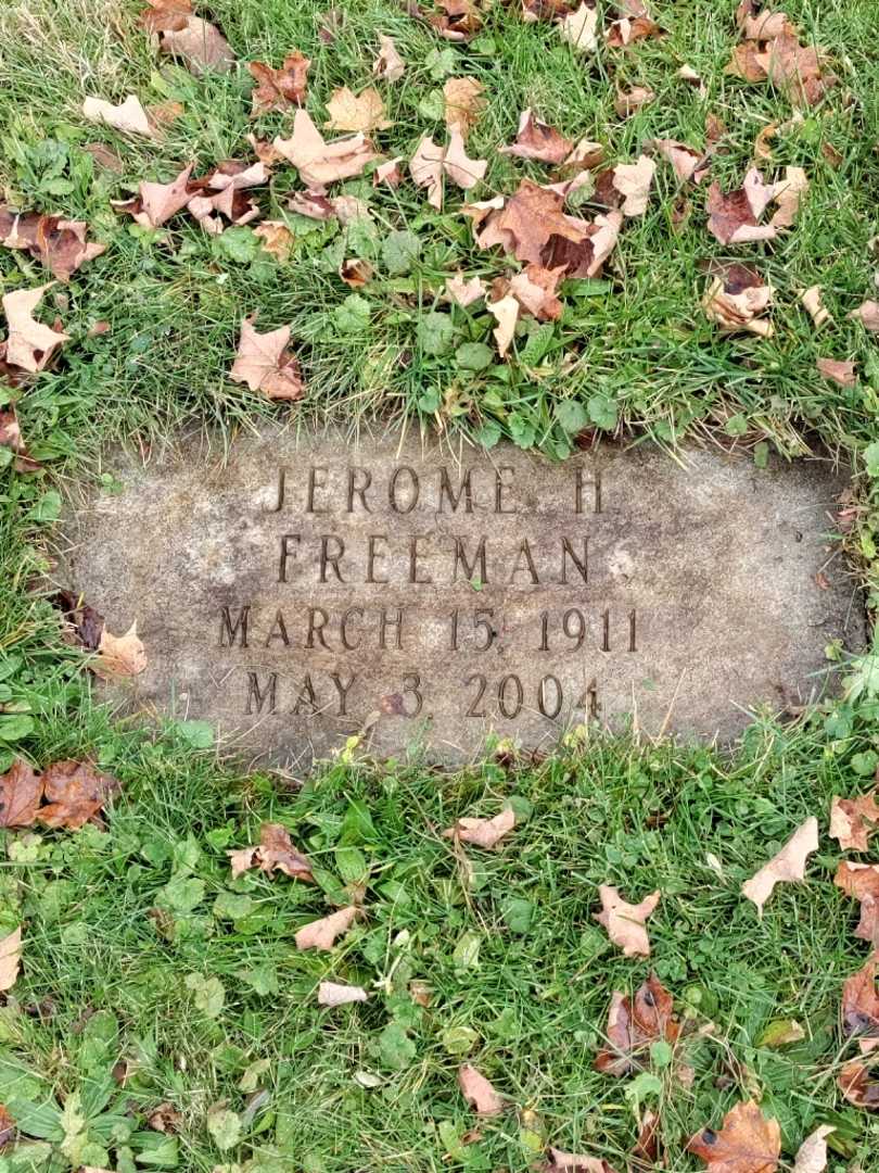 Jerome H. Freeman's grave. Photo 3