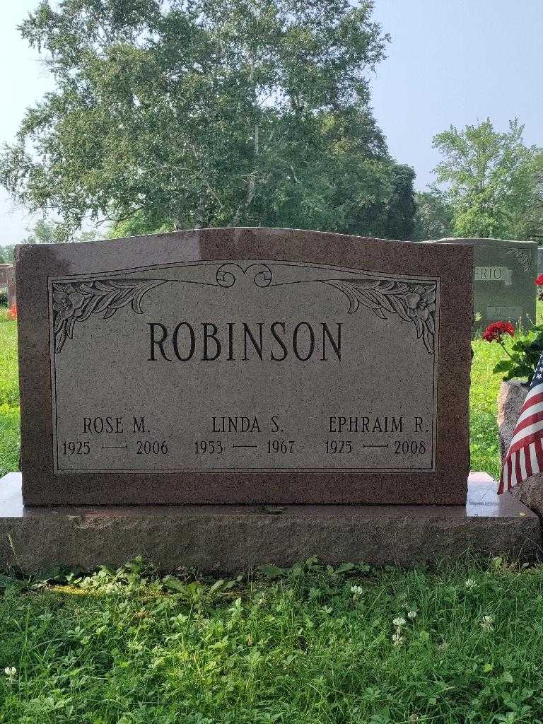 Ephraim R. Robinson's grave. Photo 3