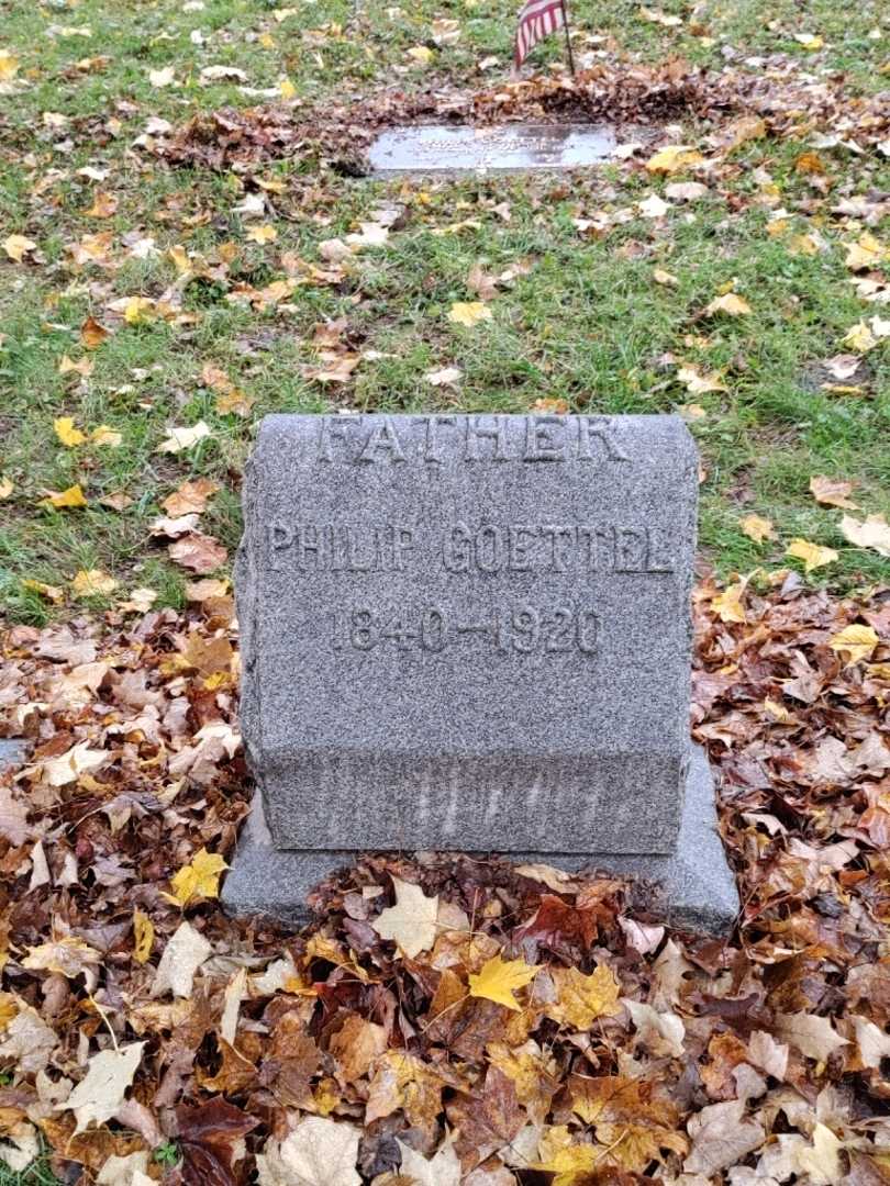 Philip Goettel's grave. Photo 4