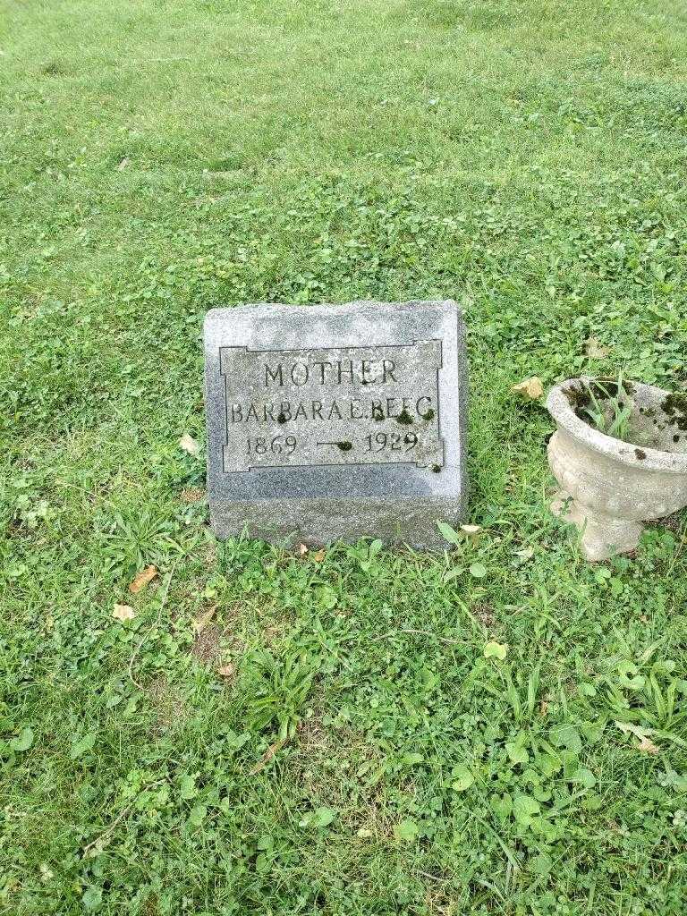 Barbara E. Beeg's grave. Photo 3