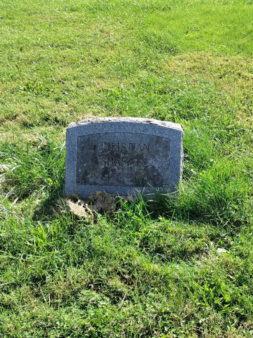 Christian Shaffer's grave. Photo 2