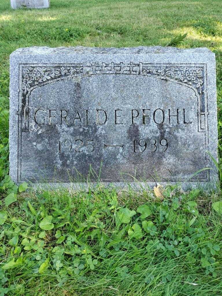 Gerald E. Pfohl's grave. Photo 3