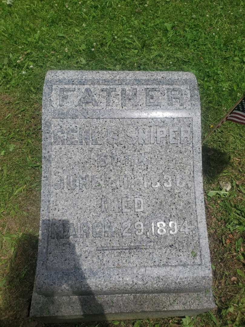 Gustavus Sniper's grave. Photo 3