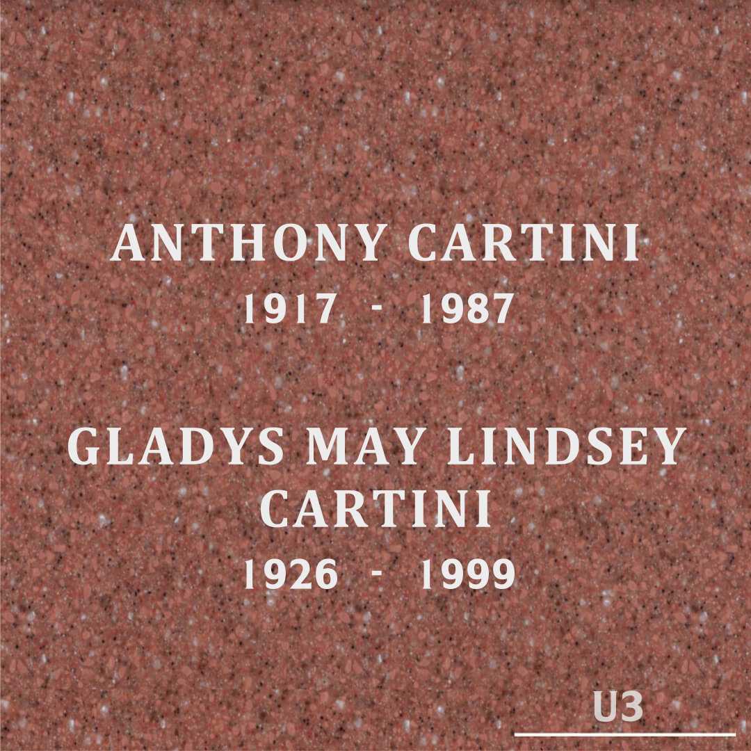 Gladys May Lindsey Cartini's grave